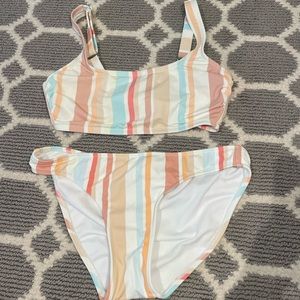 Xhilaration striped bikini